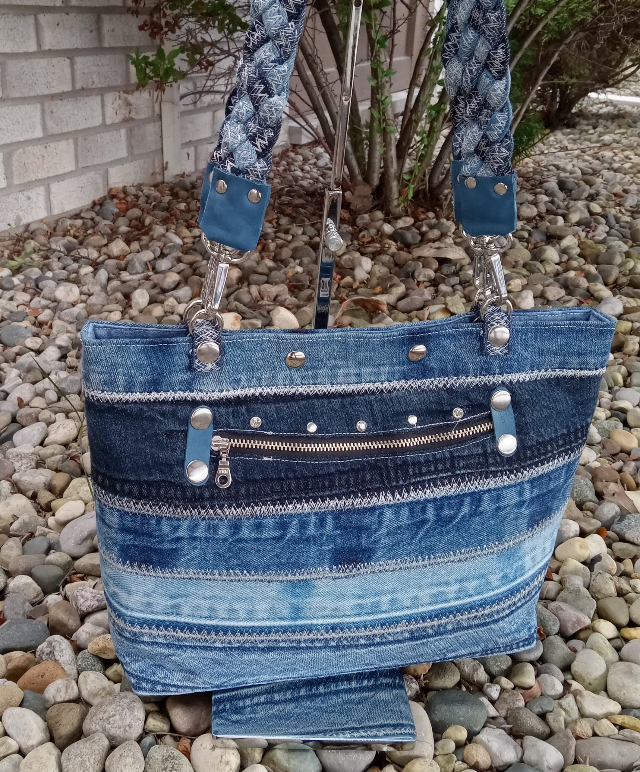 Raggedy Bags Denim Waistband Tote