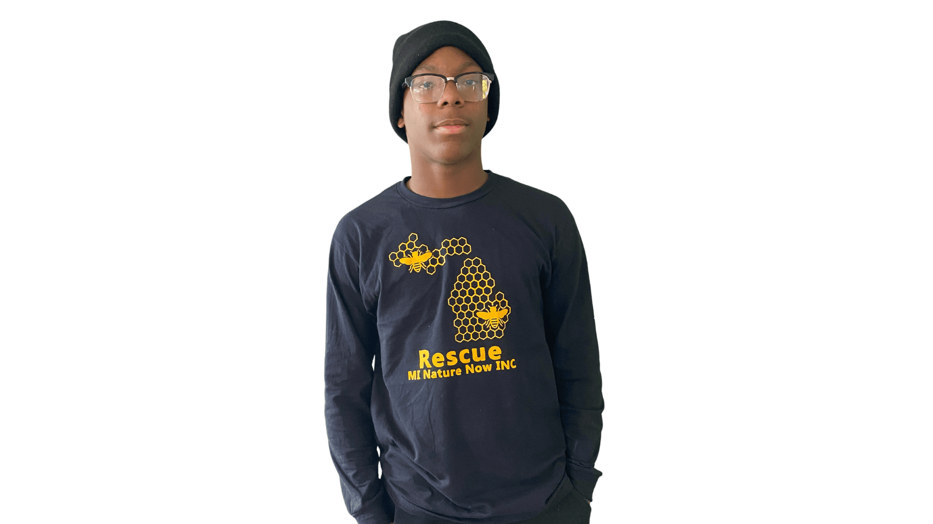 Black and Gold Long Sleeve Shirt